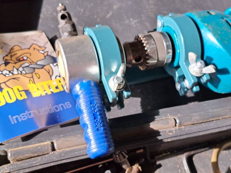 lot 86 image: Makita Mad Dog Biter 10mm Drill with Accessories and Case