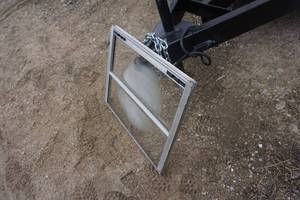 Set of 2 - Aluminum Framed Slider Windows