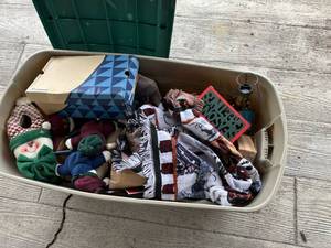 Box of Random Christmas Decorations