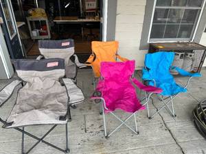 5 Camping Chairs