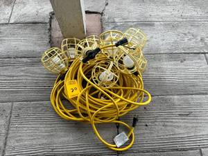 2 sets of used Construction String Lights
