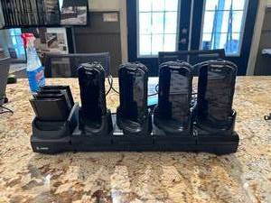 Zebra TC520K Hand Held Units wcharging system w4 extra batteries