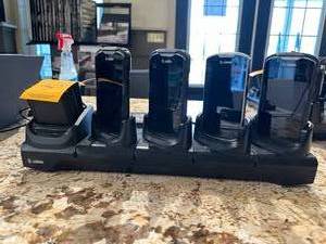 Zebre TC520K Hand Held Units wcharging system w3 extra batteries & I extra unit