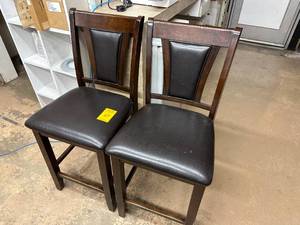 2 Bar Chairs Countertop Height