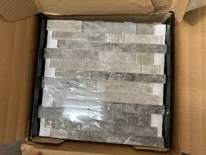 8 sq ft Savoy Interlocking Tile Backsplash 12 x 12 x 10 - 10ml thick