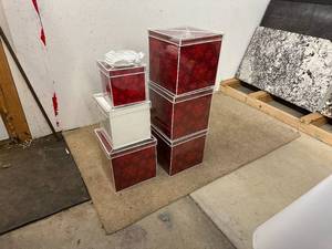 4 Stacking Christmas Present Dcor