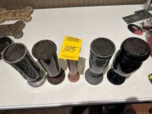 Assortment of Metalcraft Vases (5)