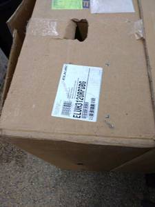 lot 127 image: ELKAY 30-14 Lustertone Classic Stainless Steel Double Bowl Undermount Sink Kit. NEW OPEN BOX