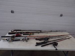 lot 19 image: Fishing Rods and Reels