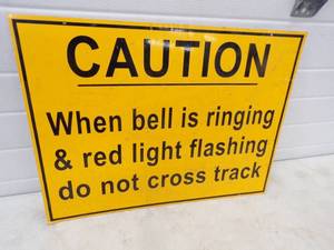 lot 80 image: Metal Sign