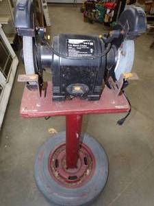 lot 41 image: 8 Bench Grinder with Stand