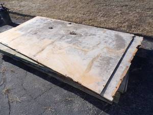 lot 95 image: Lot of Sheet Goods 4 x 8 Assorted Plywood, some treated and Decking