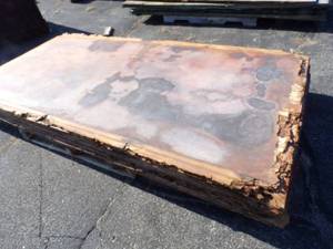 lot 96 image: Lot of Sheet Goods 4 x 8 Assorted Plywood, some treated and Decking