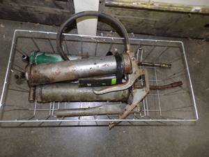 lot 166 image: 3 Grease Guns