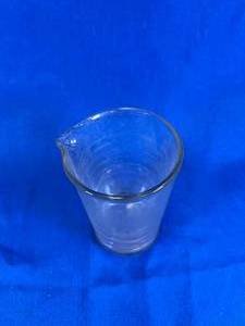 lot 35 image: 6 - Measuring Glass Jars 16oz. Mercer Glass