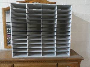 lot 1 image: 38-12 x 34-34 Mail Letter Storage Organizer-48 Slots