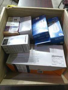 lot 3 image: Bin of Miscellaneous Light Bulbs-Bin Not Included