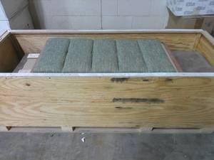 lot 14 image: Big Mixed Lot of Upholstered Back Rests and Bench Seats