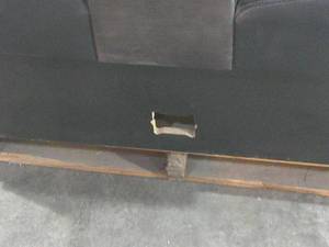 lot 36 image: Chic Restaurant Style Booth Bench-Electrical Outlet Ready