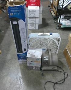 lot 82 image: Mixed Lot of Various Style Conditions of Fans