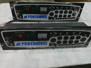 lot 85 image: Lot of 2 PowerHorse Generator Power Control Panels-
