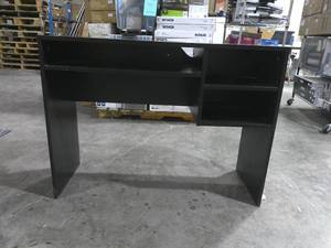 lot 90 image: Student Writing Desk with Storage - Room Essentials-Espresso-Assembled- Some signs of use