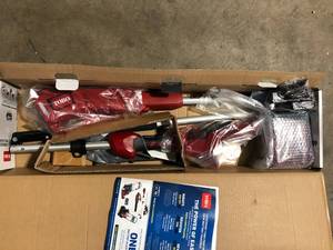lot 3 image: Toro  60V Max Cordless Pole saw  Customer Returns See Pictures