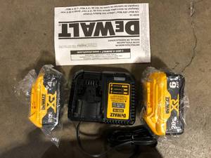 lot 9 image: DEWALT 20V MAX XR Premium Lithium-Ion 6.0Ah and 4.0Ah Starter Kit Customer Returns See Pictures