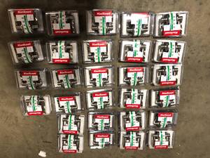 lot 36 image: Lot of Assorted Kwikset Satin Nickel Door Handles Customer Returns See Pictures