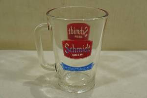 lot 239 image: Vintage Schmidt Beer Glass Pitcher
