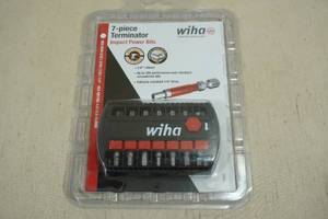 lot 28 image: Wiha 7-Piece Terminator Impact Power Bits
