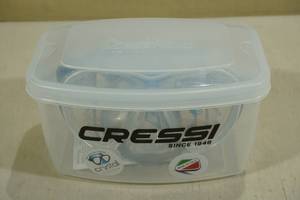 lot 109 image: Cressi Big Eyes Evolution Crystal Mask -ClearBlue