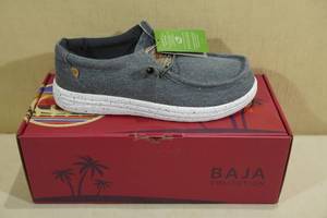 lot 138 image: Lamo Mens Baja Collections Paul Slip-On Shoes -Size 10, Charcoal