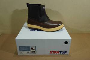 lot 158 image: Xtratuf Mens 6 Legacy Chelsea Waterproof Boots -Size 14, Brown
