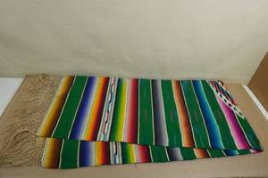 lot 213 image: Vintage Mexican Serape