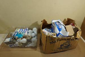 lot 219 image: Large Assortment of Light Bulbs