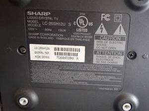 lot 110 image: 26 Sharp TV