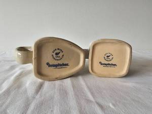 lot 95 image: Charming MN Decor Cream Pitchers from Redwing Pottery