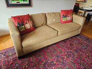lot 50 image: Gabberts Classic Taupe 2 Cushion Sofa