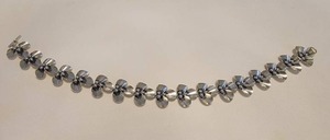 lot 4B image: NEFrom Denmark Sterling Vintage Dogwood Floral Design Art Deco Sterling 4 pc Parure