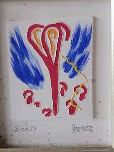 lot 47 image: Thoughtful Modern Fine Art Original Painting - Tom Nova - Bonn 25
