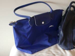 lot 56 image: Longchamp Designer Womens Handbag Pair