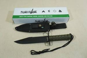 lot 15 image: Survivor HK-786 Stainless Camping Knife