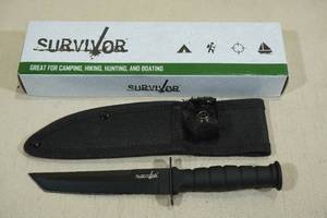 lot 16 image: Survivor Tanto Blade Camping Knife