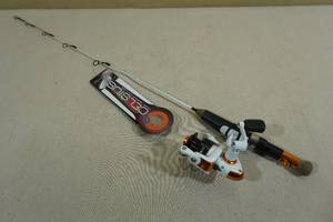 lot 35 image: Celsius Rowdy Red Ice Fishing Rod and Reel