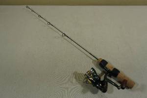 lot 38 image: Cabelas Fish Eagle Ice Rod and Reel