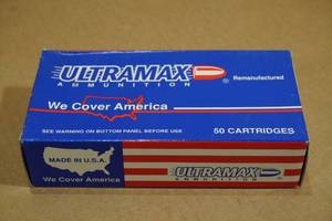lot 129 image: 50 Ultramax .40 S&W 180 Gr FMJ Ammo