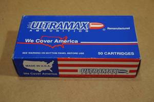 lot 130 image: 50 Ultramax .40 S&W 180 Gr FMJ Ammo