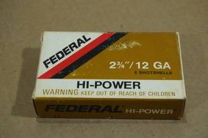 lot 152 image: 5 Federal Hi-Power 12 Gauge 2-34 Rifled Slugs