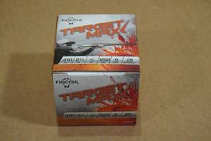 lot 160 image: 25 Fiocchi Target Max .410 Bore 2-12 9 Shot Shotshells